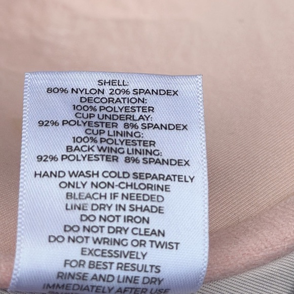 Shade & Shore Black and Bronze Bikini Bra Size 34D - Picture 6 of 6